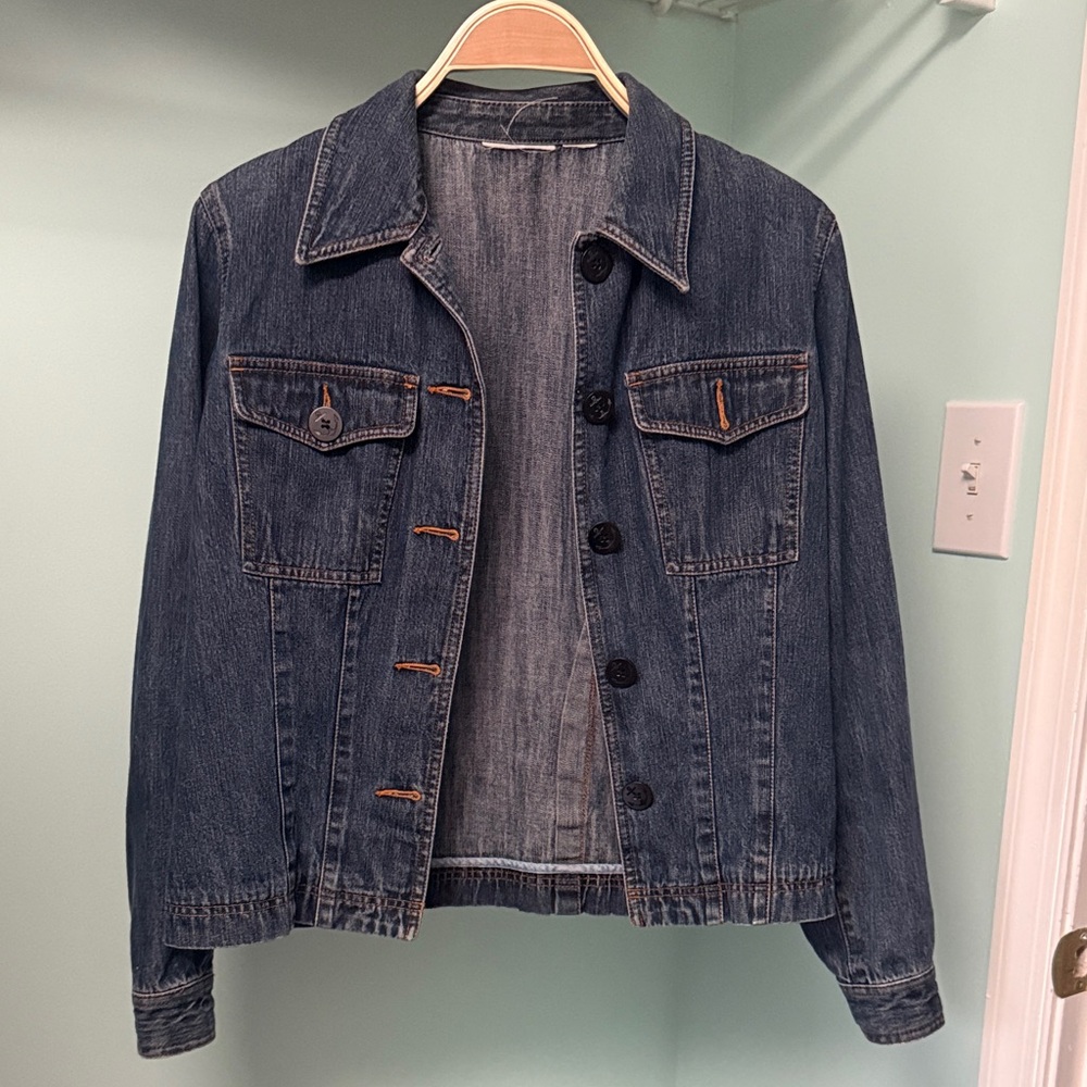 Liz Claiborne Dark Blue Denim Jacket